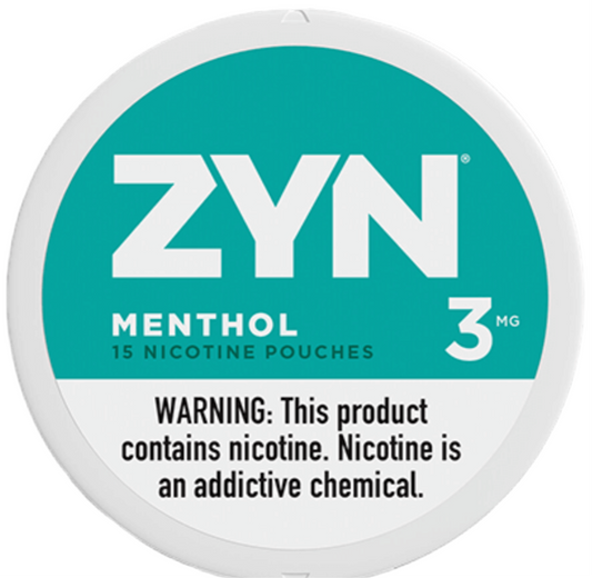 ZYN MENTHOL 3MG